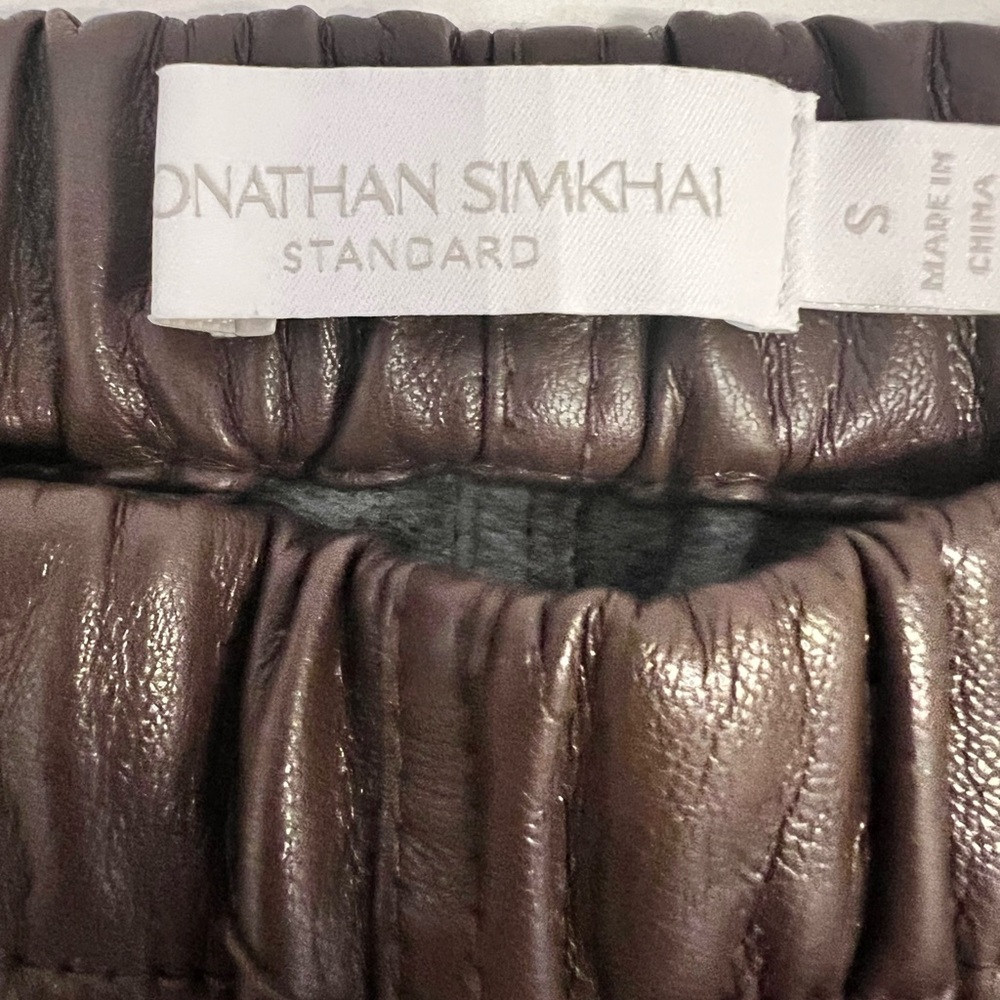 Vegan leather pants